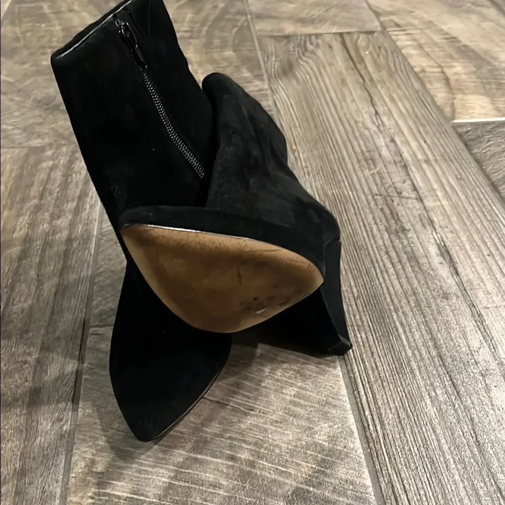 Aldo Black 4” Ankle Booties with Chunky Heel
